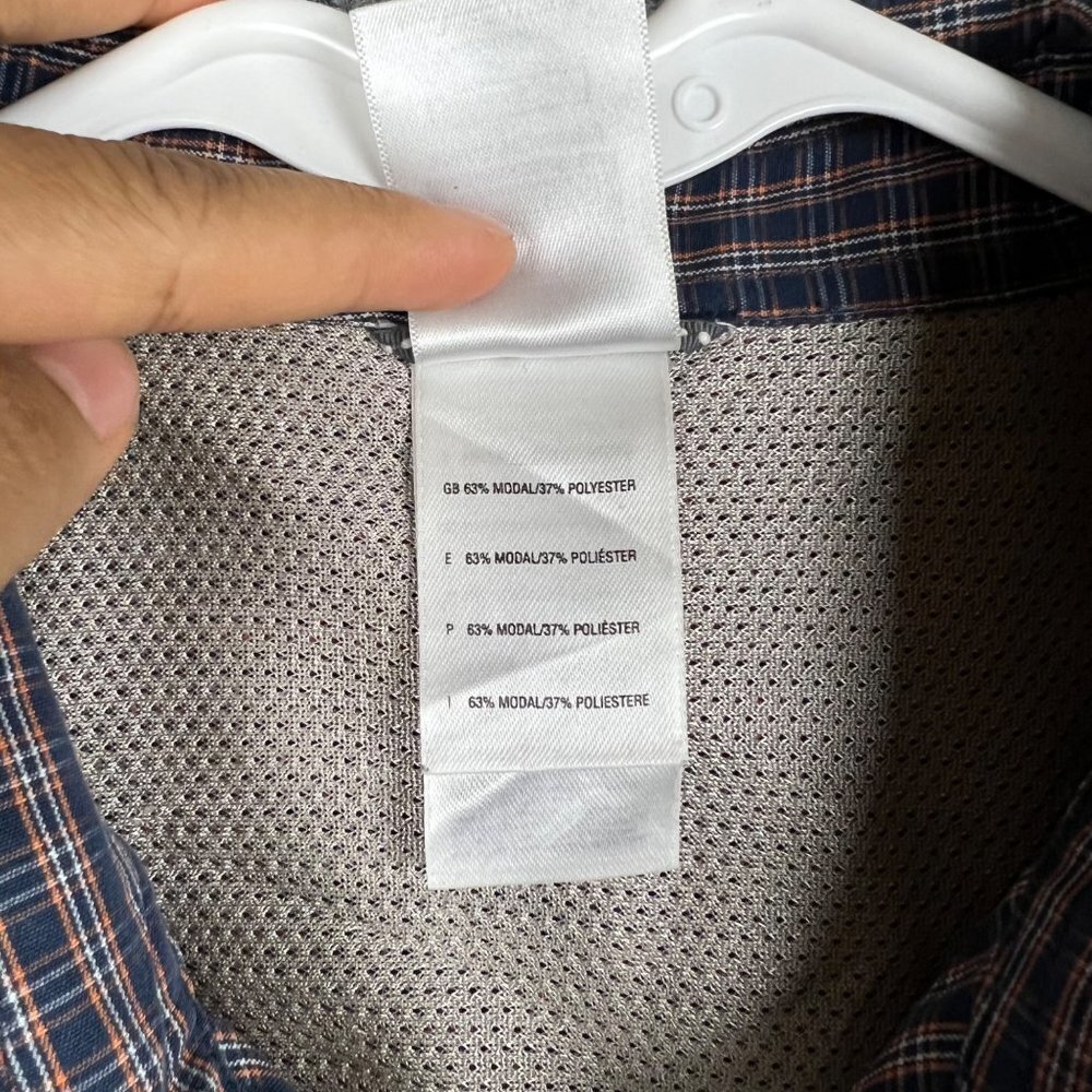 North‎ Face Mens Plaid Short Sleeve Button Down Shirt Size L - Picture 9 of 9